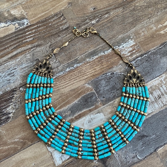Lucky Brand Turquoise Necklace - Picture 1 of 5